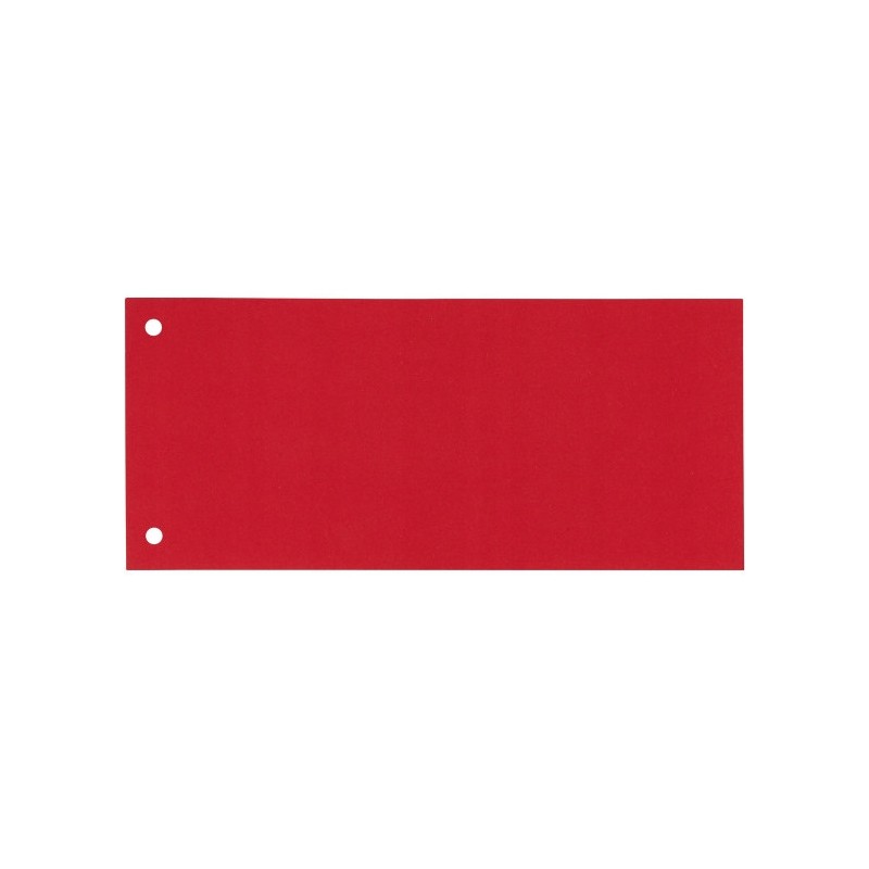 Przekładki kartonowe 1/3 A4 (100) czerwone (separatory) 624446 ESSELTE