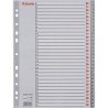 Przekładki plastikowe szare PP A4 1-31 numeryczne 100108 ESSELTE