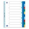 Przekładki A4 MAXI 1-10 kolor PP numeryczne 100205095 OXFORD