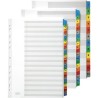 Przekładki alfabetyczne do segregatora A4 kartonowe A-Z MYLAR 100204595 OXFORD