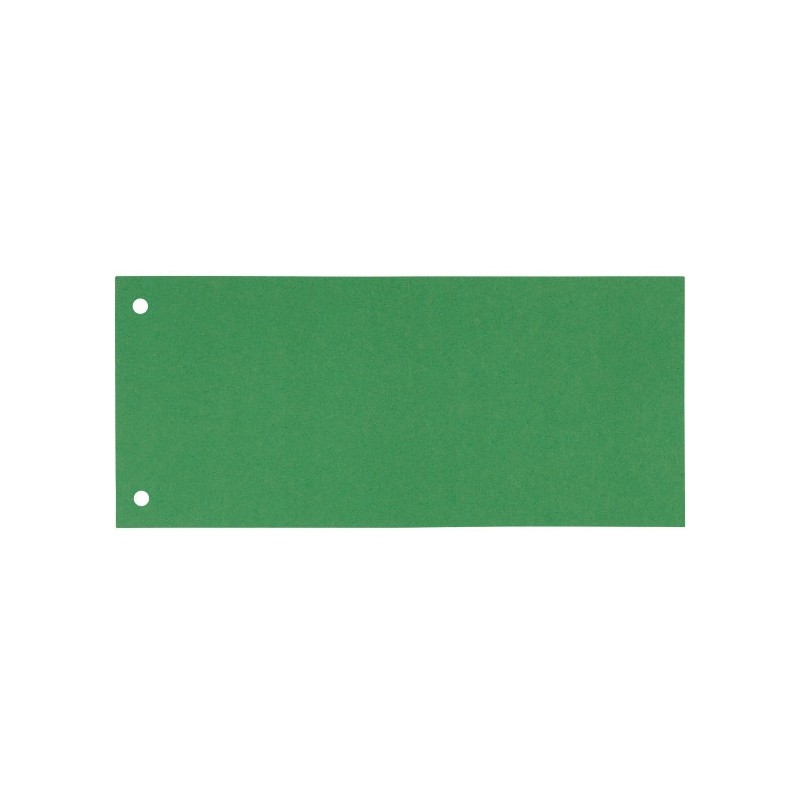 Przekładki kartonowe 1/3 A4 (100) zielone (separatory) 624447 ESSELTE