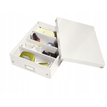 Pudełko z przegródkami LEITZ C&S duże białe 60580001