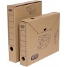 Pudło archiwizacyjne pudełko na dokumenty 5,5cm brązowe kartonowe TRIC 100552622 ELBA