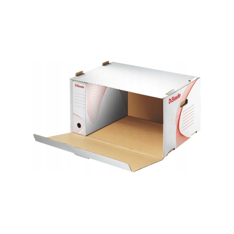 Pudło archiwizacyjne otwierane z przodu białe ESSELTE 128910