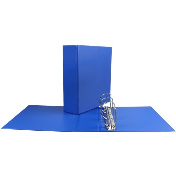 Segregator na dokumenty PANORAMA A4 4 ringi 85mm D65 niebieski SE-50-03 BIURFOL