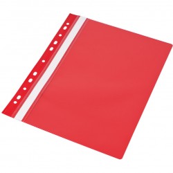 Skoroszyt A4 twardy wpinany typu PVC (10) czerwony 0413-0019-05 Panta Plast